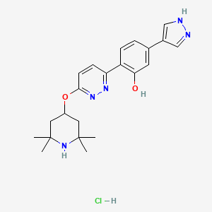 molecular formula C22H28ClN5O2 B606337 Branaplam hydrochloride CAS No. 1562338-39-9