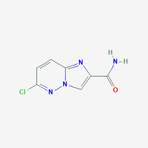 6-Chloroimidazo[1,2-b]pyridazine-2-carboxamide