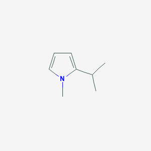 molecular formula C8H13N B060636 1H-Pyrrole, 1-methyl-2-(1-methylethyl)- CAS No. 190065-71-5