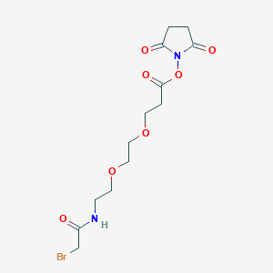 molecular formula C13H19BrN2O7 B606370 溴乙酰胺基-PEG2-NHS酯 CAS No. 1353011-78-5