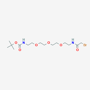 molecular formula C15H29BrN2O6 B606373 溴乙酰氨基-PEG3-Boc-胺 CAS No. 1421933-39-2