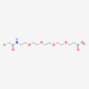 molecular formula C13H24BrNO7 B606375 溴乙酰胺基-PEG4-酸 CAS No. 1807518-67-7