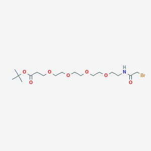 molecular formula C17H32BrNO7 B606377 溴乙酰氨基-PEG4-叔丁酯 CAS No. 1807521-00-1
