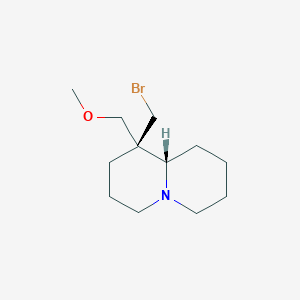 molecular formula C12H22BrNO B606381 2H-喹喔啉，1-(溴甲基)八氢-1-(甲氧基甲基)-，(1R-反式)- CAS No. 5176-08-9