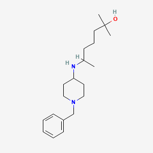 6-[(1-Benzylpiperidin-4-yl)amino]-2-methylheptan-2-ol