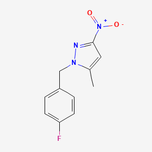 1-(4-fluorobenzyl)-5-methyl-3-nitro-1H-pyrazole