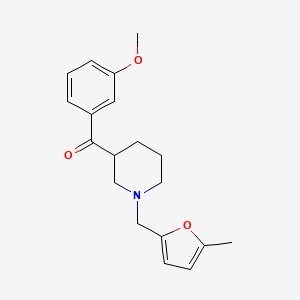 (3-methoxyphenyl){1-[(5-methyl-2-furyl)methyl]-3-piperidinyl}methanone