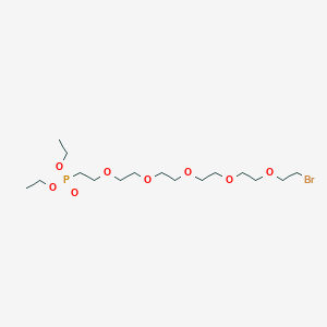 molecular formula C16H34BrO8P B606403 Bromo-PEG5-phosphonic acid diethyl ester CAS No. 1446282-41-2