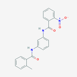 2-methyl-N-{3-[(2-nitrobenzoyl)amino]phenyl}benzamide