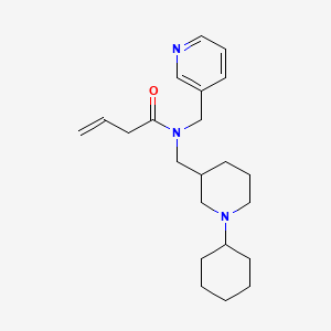 N-[(1-cyclohexyl-3-piperidinyl)methyl]-N-(3-pyridinylmethyl)-3-butenamide