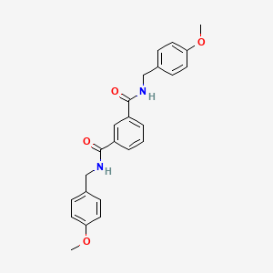 N1,N3-BIS[(4-METHOXYPHENYL)METHYL]BENZENE-1,3-DICARBOXAMIDE