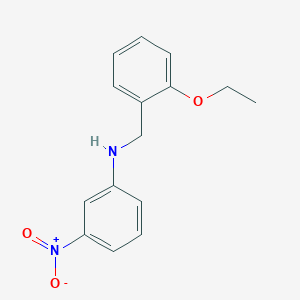 molecular formula C15H16N2O3 B6064295 N-(2-ethoxybenzyl)-3-nitroaniline 