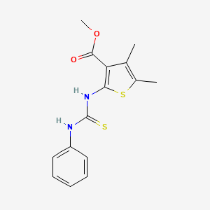 methyl 2-[(anilinocarbonothioyl)amino]-4,5-dimethyl-3-thiophenecarboxylate