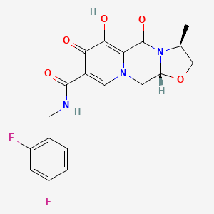 molecular formula C19H17F2N3O5 B606451 卡博替韦 CAS No. 1051375-10-0