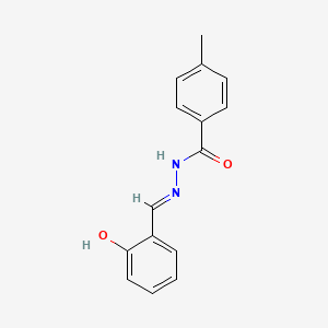 molecular formula C15H14N2O2 B6064522 N'-[(E)-(2-Hydroxyphenyl)methylidene]-4-methylbenzohydrazide CAS No. 82859-74-3