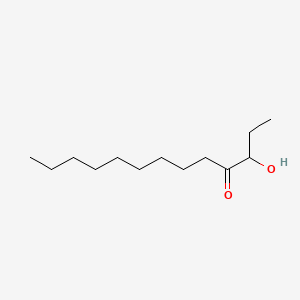 molecular formula C13H26O2 B606453 3-羟基十三烷-4-酮 CAS No. 361445-27-4