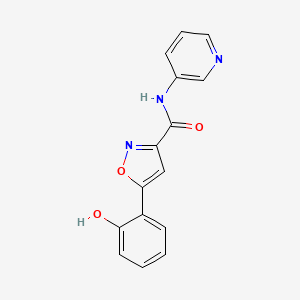 5-(2-hydroxyphenyl)-N-3-pyridinyl-3-isoxazolecarboxamide