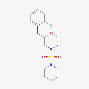 2-(2-chlorobenzyl)-4-(1-piperidinylsulfonyl)morpholine