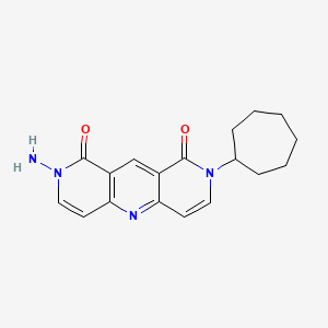 2-AMINO-8-CYCLOHEPTYL-1H,2H,8H,9H-PYRIDO[4,3-B]1,6-NAPHTHYRIDINE-1,9-DIONE