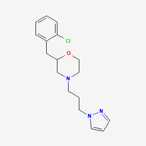 2-(2-chlorobenzyl)-4-[3-(1H-pyrazol-1-yl)propyl]morpholine