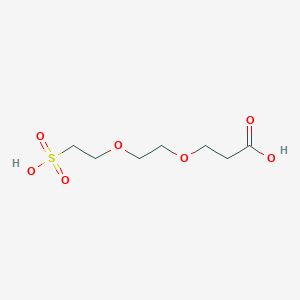 molecular formula C7H14O7S B606478 Carboxy-PEG2-sulfonic acid CAS No. 1817735-45-7