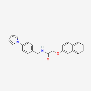 2-(2-naphthyloxy)-N-[4-(1H-pyrrol-1-yl)benzyl]acetamide