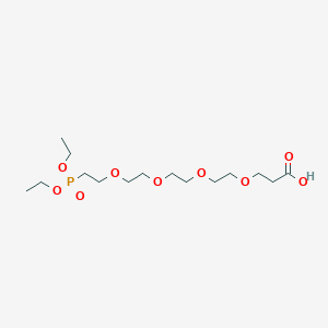 molecular formula C15H31O9P B606480 羧基-PEG4-膦酸乙酯 CAS No. 1964503-39-6