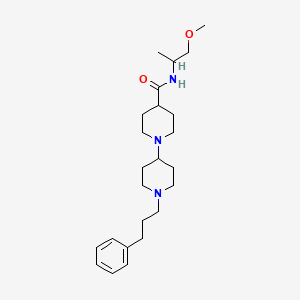 N-(2-methoxy-1-methylethyl)-1'-(3-phenylpropyl)-1,4'-bipiperidine-4-carboxamide