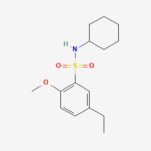 N-cyclohexyl-5-ethyl-2-methoxybenzenesulfonamide