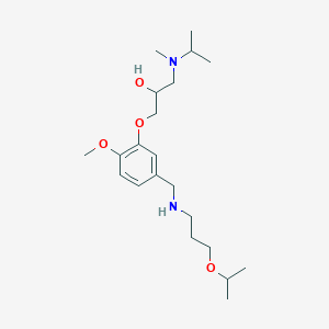 1-(5-{[(3-isopropoxypropyl)amino]methyl}-2-methoxyphenoxy)-3-[isopropyl(methyl)amino]-2-propanol