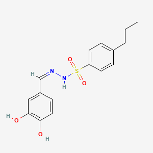 N'-(3,4-dihydroxybenzylidene)-4-propylbenzenesulfonohydrazide