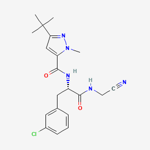 molecular formula C20H24ClN5O2 B606494 组织蛋白酶抑制剂 1 CAS No. 225120-65-0