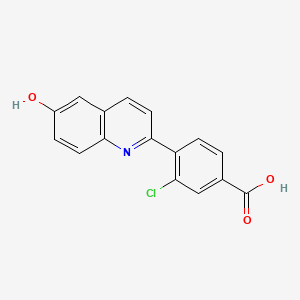 molecular formula C16H10ClNO3 B606496 Cavosonstat CAS No. 1371587-51-7