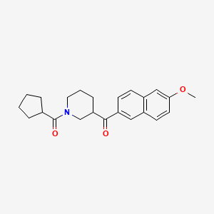 [1-(cyclopentylcarbonyl)-3-piperidinyl](6-methoxy-2-naphthyl)methanone