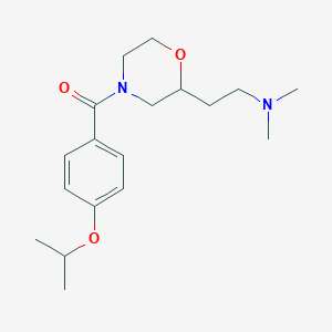 2-[4-(4-isopropoxybenzoyl)-2-morpholinyl]-N,N-dimethylethanamine