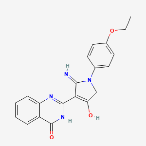 2-[2-amino-1-(4-ethoxyphenyl)-4-oxo-4,5-dihydro-1H-pyrrol-3-yl]-4(3H)-quinazolinone