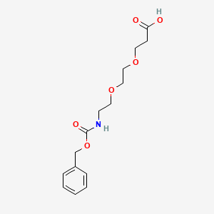 molecular formula C15H21NO6 B606517 Cbz-N-酰胺-PEG2-酸 CAS No. 1347750-76-8