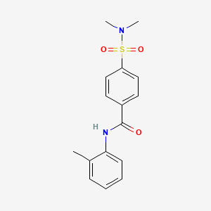 4-[(dimethylamino)sulfonyl]-N-(2-methylphenyl)benzamide