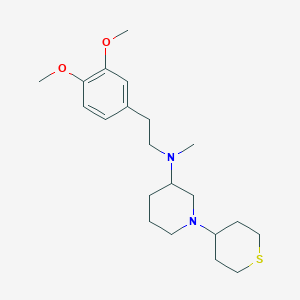 N-[2-(3,4-dimethoxyphenyl)ethyl]-N-methyl-1-(tetrahydro-2H-thiopyran-4-yl)-3-piperidinamine