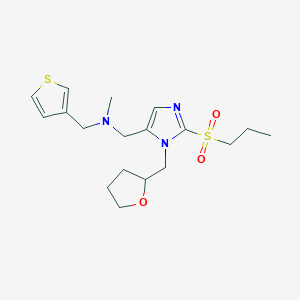 N-methyl-1-[2-(propylsulfonyl)-1-(tetrahydro-2-furanylmethyl)-1H-imidazol-5-yl]-N-(3-thienylmethyl)methanamine