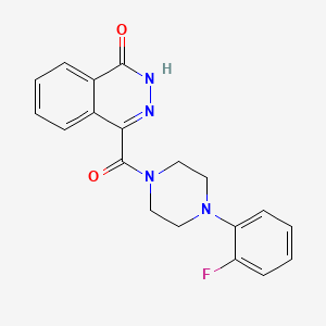 4-{[4-(2-fluorophenyl)-1-piperazinyl]carbonyl}-1(2H)-phthalazinone