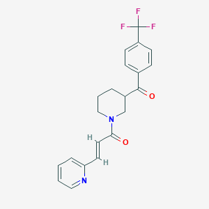 {1-[(2E)-3-(2-pyridinyl)-2-propenoyl]-3-piperidinyl}[4-(trifluoromethyl)phenyl]methanone