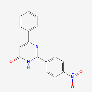 2-(4-nitrophenyl)-6-phenyl-4-pyrimidinol