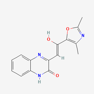 3-[2-(2,4-dimethyl-1,3-oxazol-5-yl)-2-oxoethylidene]-3,4-dihydro-2(1H)-quinoxalinone