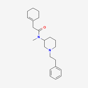 2-(1-cyclohexen-1-yl)-N-methyl-N-[1-(2-phenylethyl)-3-piperidinyl]acetamide