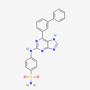 molecular formula C23H18N6O2S B606570 CDK2 抑制剂 73 CAS No. 2079895-42-2