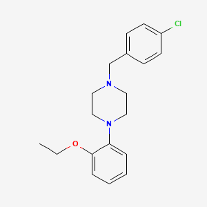 1-(4-chlorobenzyl)-4-(2-ethoxyphenyl)piperazine