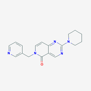 2-(1-piperidinyl)-6-(3-pyridinylmethyl)pyrido[4,3-d]pyrimidin-5(6H)-one