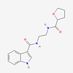 N-{2-[(tetrahydro-2-furanylcarbonyl)amino]ethyl}-1H-indole-3-carboxamide