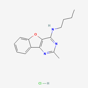 N-butyl-2-methyl[1]benzofuro[3,2-d]pyrimidin-4-amine hydrochloride